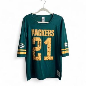 Green Bay Packers NFL Quarter Sleeve Top Women's Small